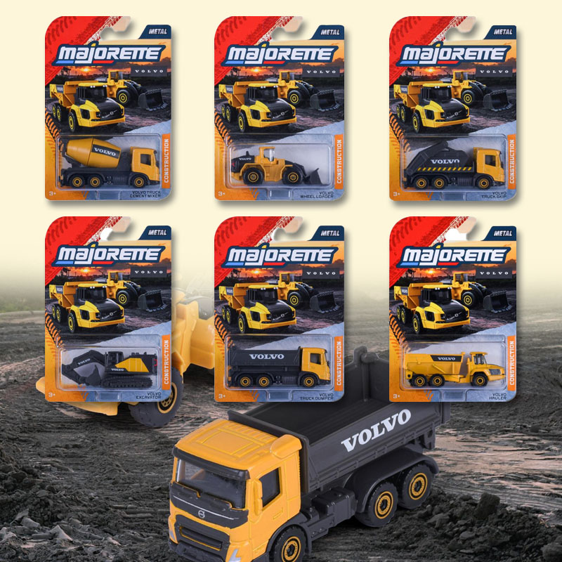 MAJORETTE VOLVO CONSTRUCTION PREMIUM 6-ass