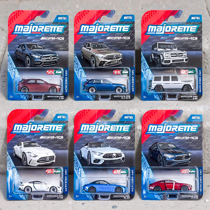 MAJORETTE MERCEDES-AMG PREMIUM CARS 6-ass