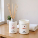 TWILI INDOOR SCENTED CANDLE LOTUS COLL. WHITE CLOUDS L        14,5cm