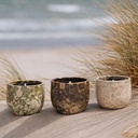 TWILI SUNSET COLL. OUTDOOR CANDLE V-GREY 14cm