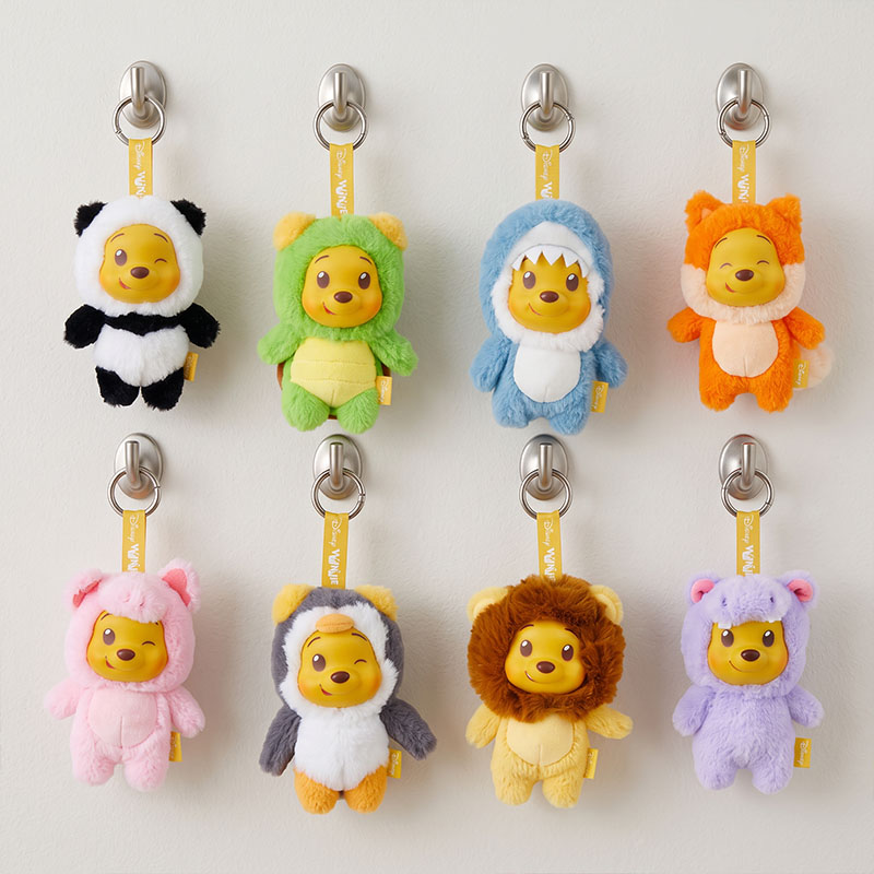 DISPLAY DISNEY WINNIE THE POOH YUYU'S WITH CLIP WAVE-2 /8