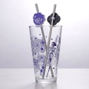 GLASS & STRAW SET KPOP DEMON HUNTERS