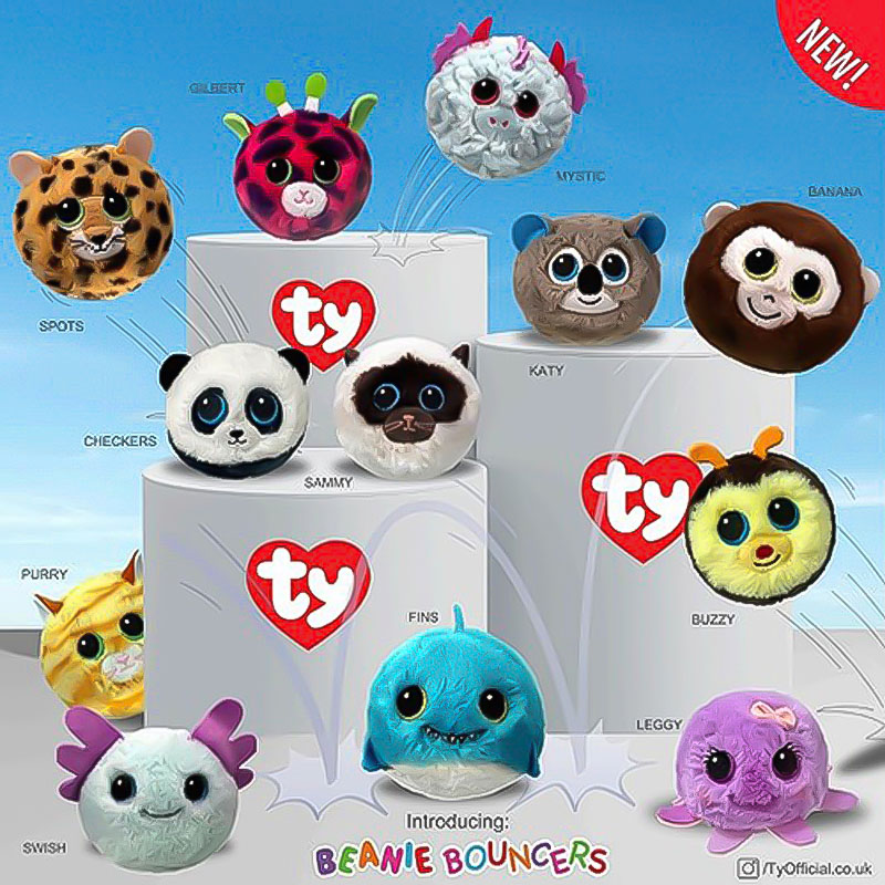 TY BEANIE BOUNCERS - POSEY 9CM