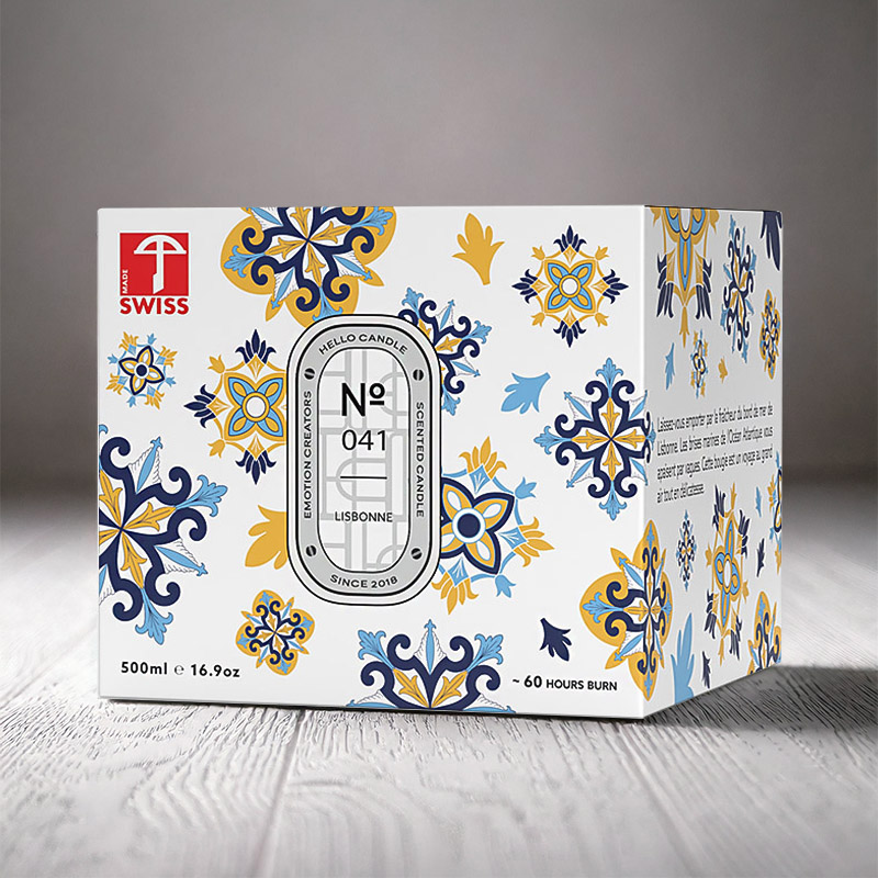 HELLO CANDLE LISBONNE 500ml (SEA BREEZE)