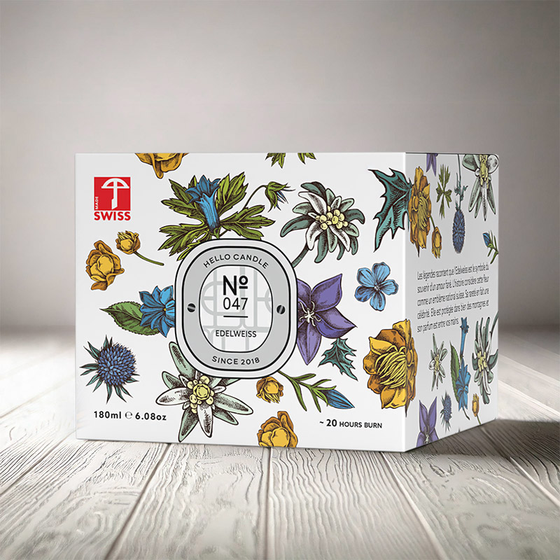 HELLO CANDLE EDELWEISS 180ml