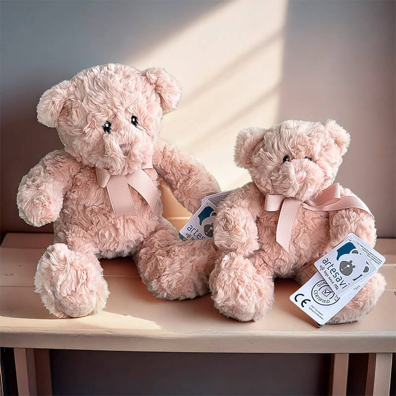 TEDDY BEAR LARRY PINK 37CM