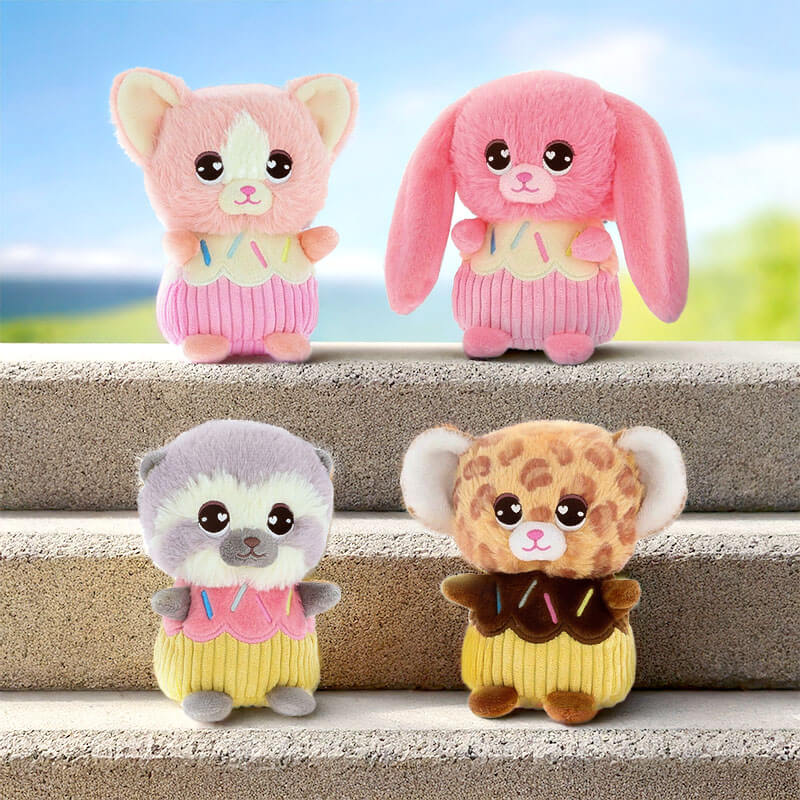 SWEET SCENTS BAKERY CUPCAKES 4-ASS 16cm COUNTERDISPLAY 12pcs