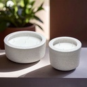 TWILI INDOOR SCENTED CANDLE FRESCO WHITE MEDIUM