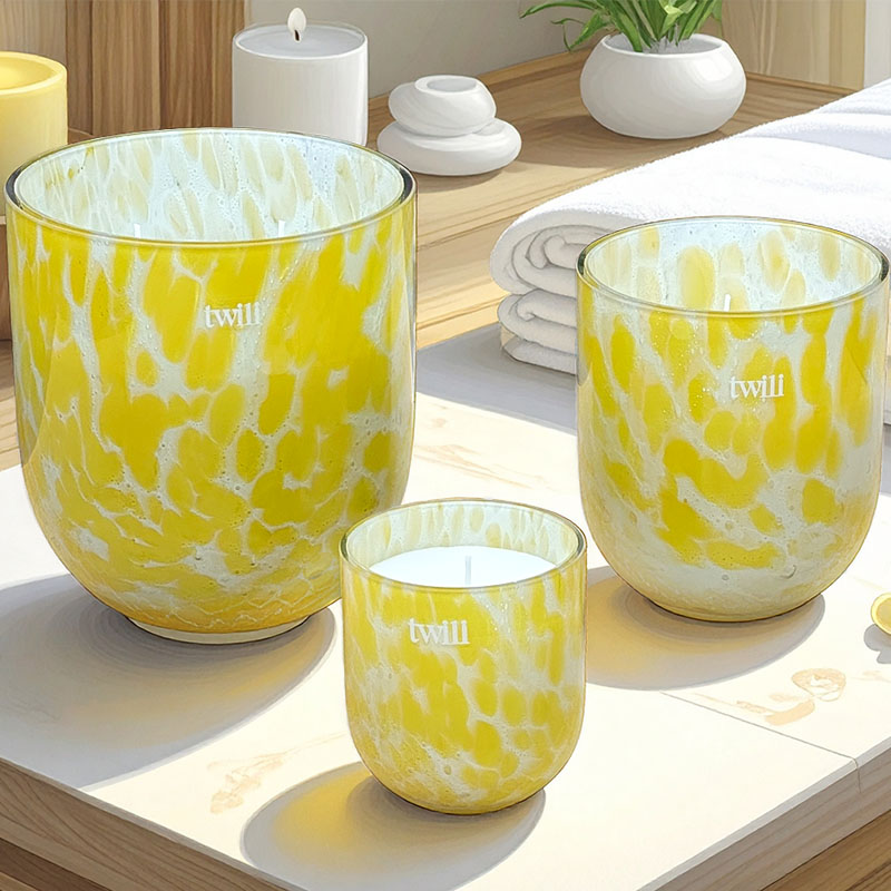 TWILI INDOOR SCENTED CANDLE LOTUS COLL. HONEY LEMON M 11cm