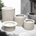 TWILI OUTDOOR CITRONELLA CANDLE FRESCO SMOKEY GREY X-LARGE (INCL. REFILL)