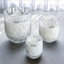 TWILI INDOOR SCENTED CANDLE LOTUS COLL. WHITE CLOUDS M  11cm