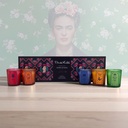 FRIDA KAHLO SCENTED CANDLES "GARDEN OF SCENTS" GIFT SET  5x45g