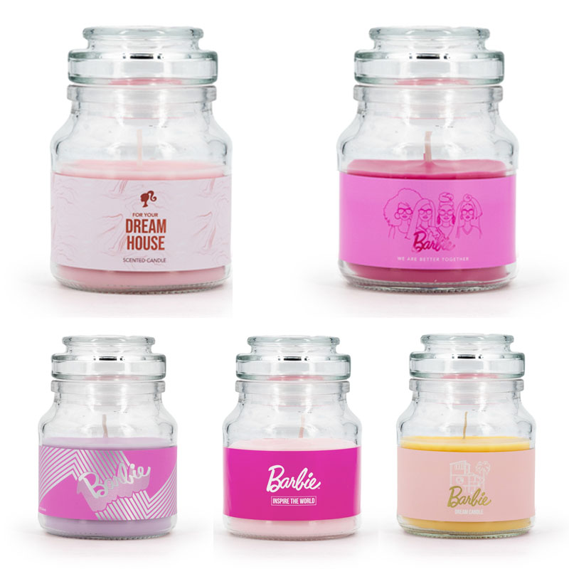 BARBIE "FABULOUS DREAMS" SCENTED CANDLES 110g DISPLAY 25pcs
