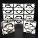 DISPLAY BRACELETS REDSKINS NATURAL STONES 72pcs