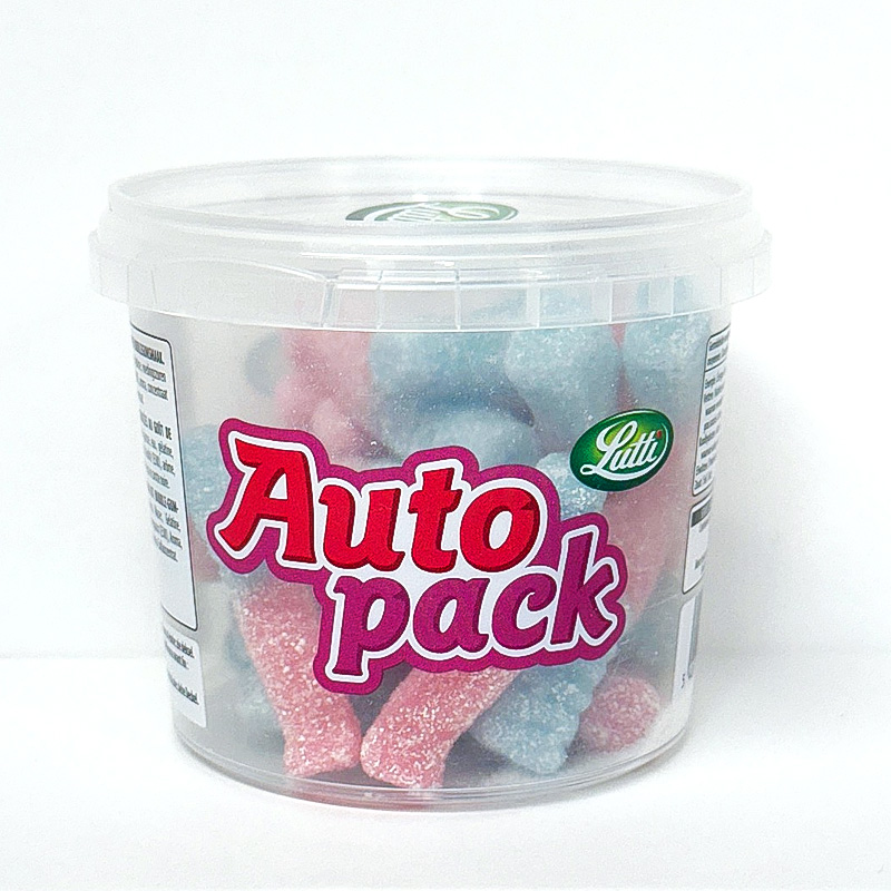 LUTTI AUTOPACK SOUR BUBBLEGUM 12x150g