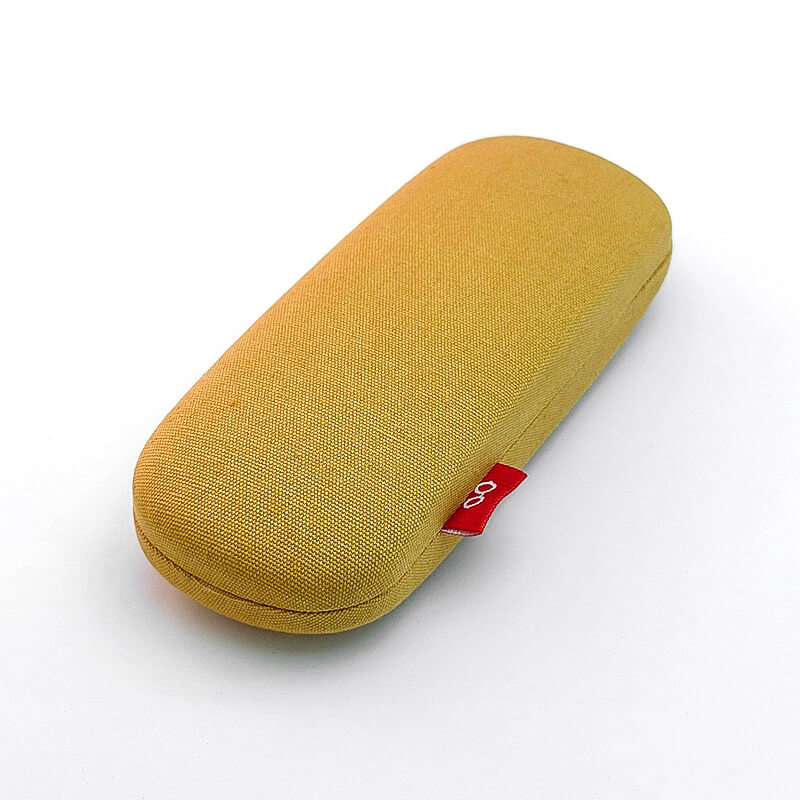 GLASSES CASE CAMEL CANVAS