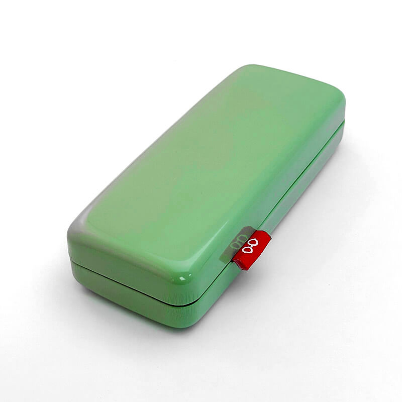 GLASSES CASE GLOSSY MINT GREEN