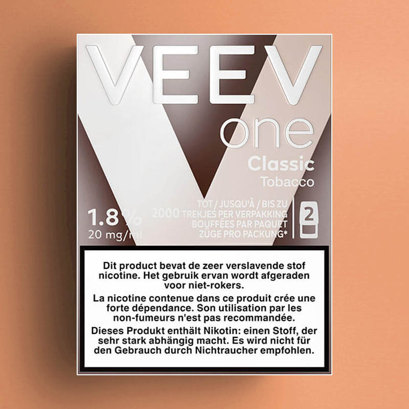 VEEV ONE POD CLASSIC (TOBACCO) 20 MG - 2ML /5