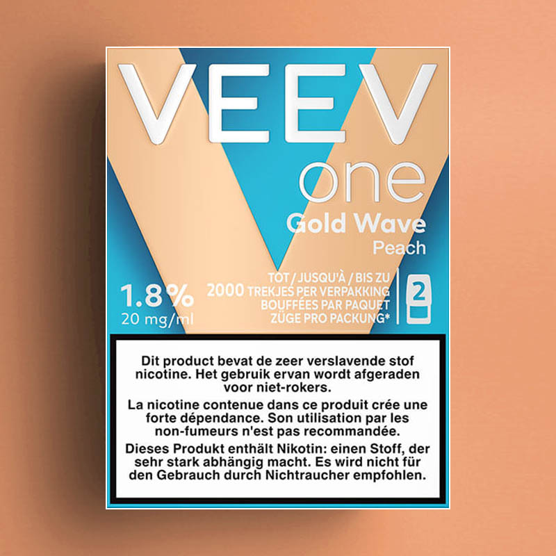 VEEV ONE POD GOLD WAVE (PEACH) 20 MG - 2ML /5