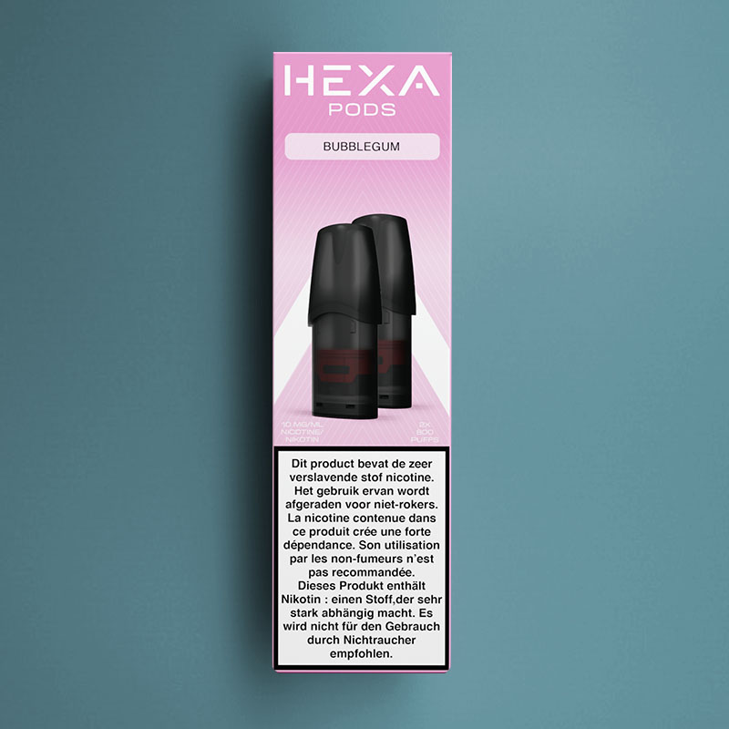 HEXA PODS BUBBLEGUM 10MG /5