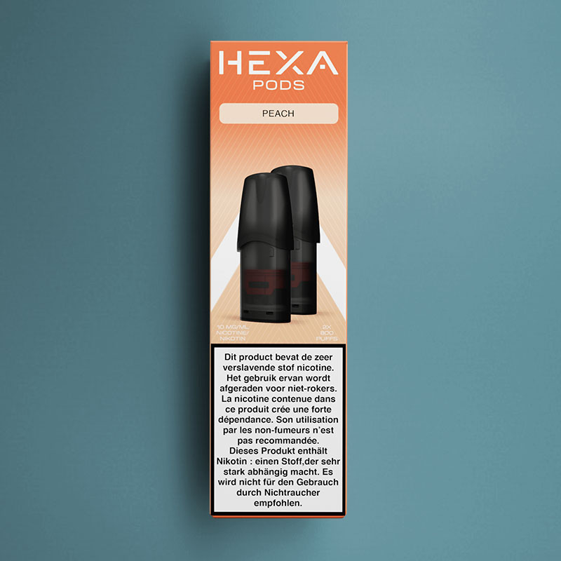 HEXA PODS PEACH 10MG /5