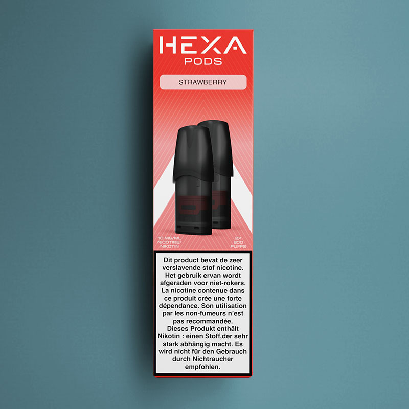 HEXA PODS STRAWBERRY 10MG /5