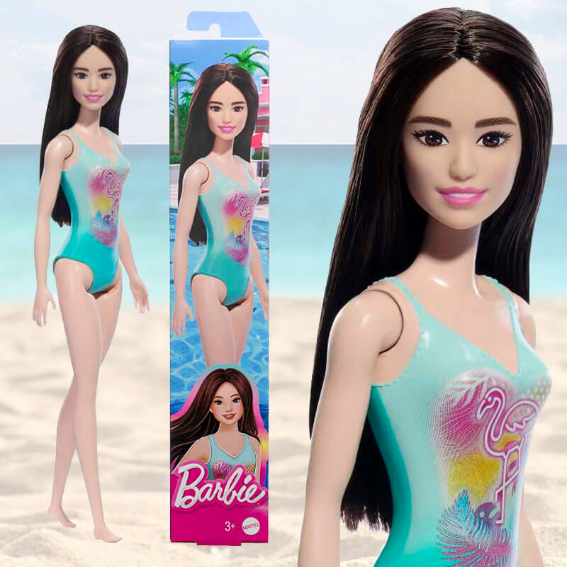 BARBIE SWIMSUIT DOLL BLACK HAIR