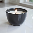 TWILI INDOOR CANDLE SOFT GLOW COLL. BLACK 10cm /3