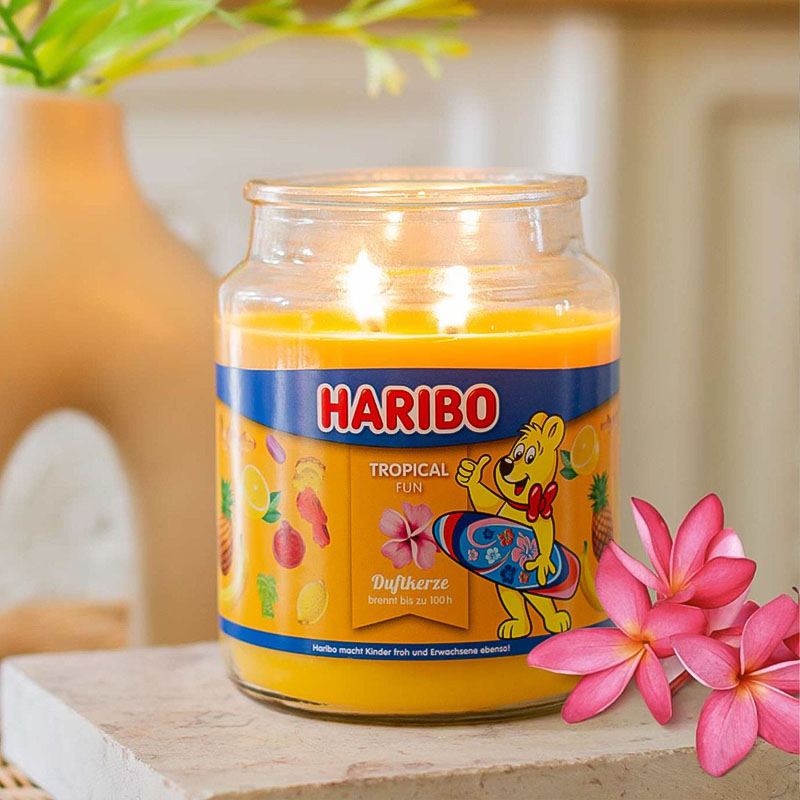 HARIBO TROPICAL FUN SCENTED CANDLE 510g