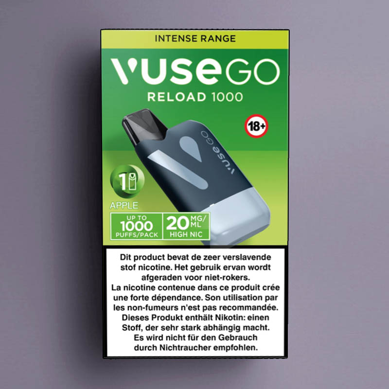 VUSE GO RELOAD BOX APPLE 20mg &