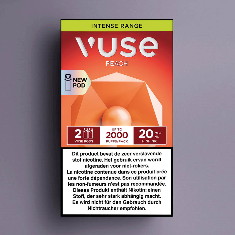 VUSE INTENSE PEACH 2-PODS 20mg /5