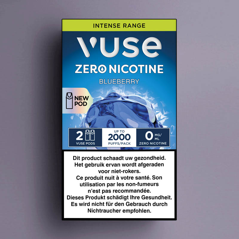 VUSE INTENSE BLUEBERRY 2-PODS 0mg /5
