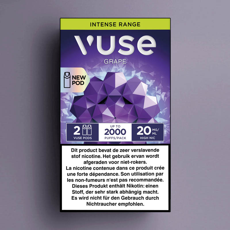 VUSE INTENSE GRAPE 2-PODS 20mg /5