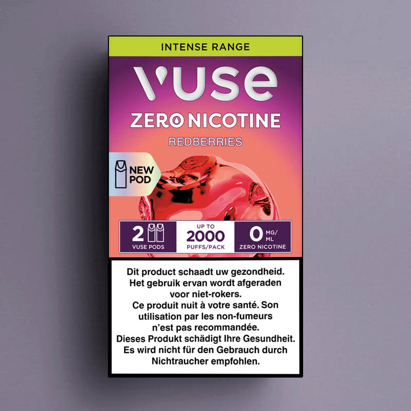 VUSE INTENSE REDBERRIES 2-PODS 0mg /5 &
