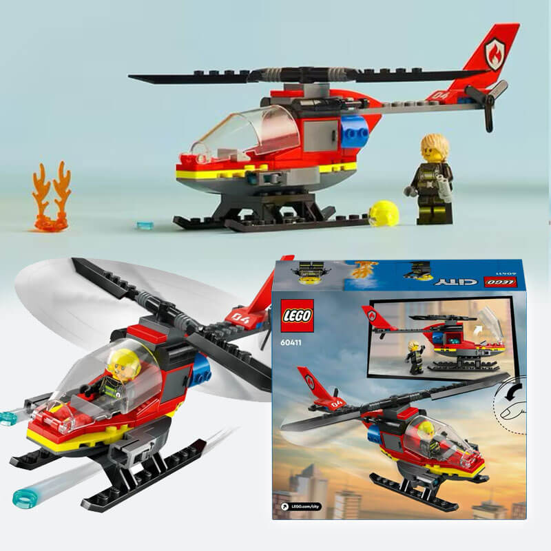 LEGO 60411 CITY FIRE RESCUE HELICOPTER