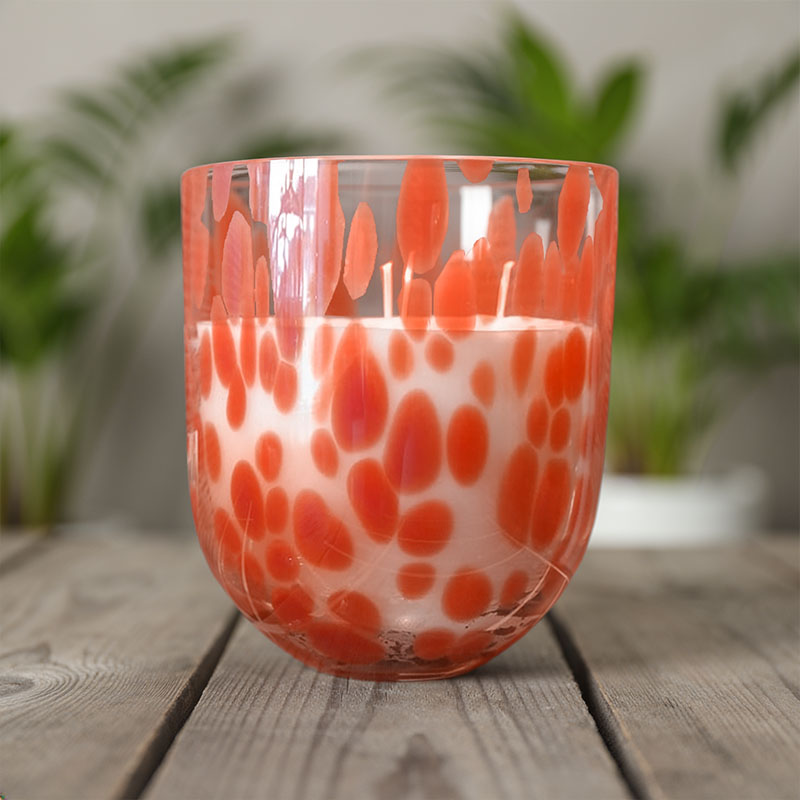 TWILI INDOOR SCENTED CANDLE LOTUS COLL. RUBY GLOW M 11cm