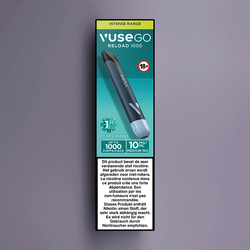 VUSE GO RELOAD PEN KIT PEPPERMINT 10MG &