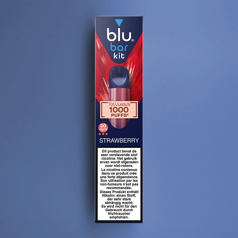 BLU BAR WET KIT STRAWBERRY 20MG