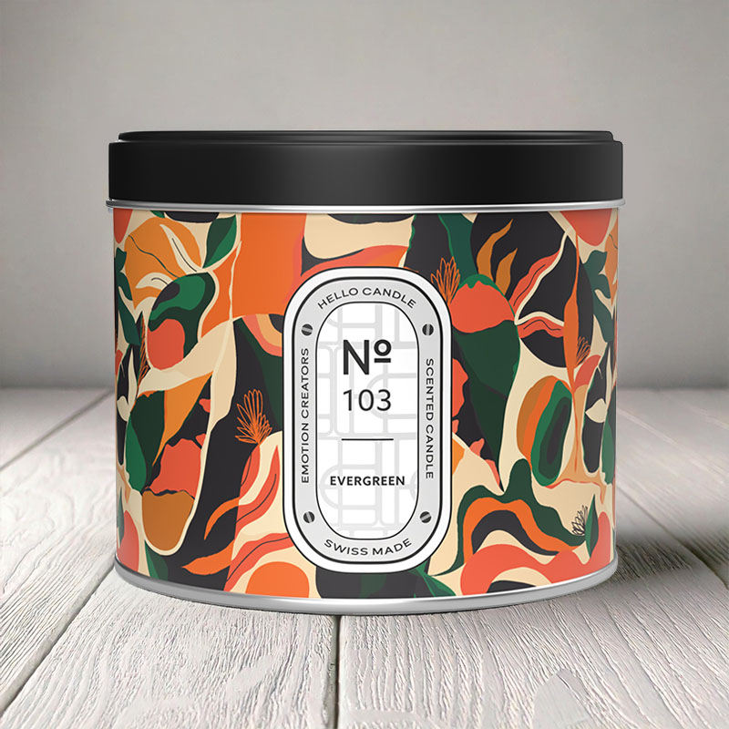 HELLO CANDLE EVERGREEN 500ml