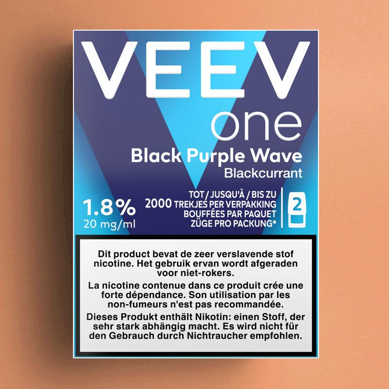VEEV ONE POD BLACK PURPLE WAVE (BLACKCURRANT) 20 MG - 2ML /5