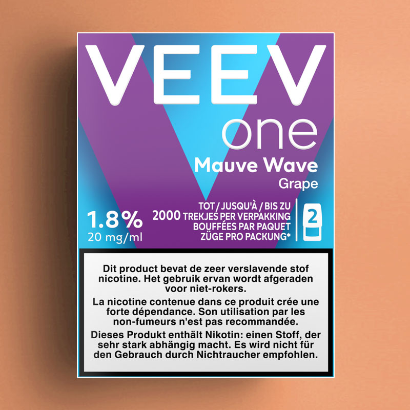 VEEV ONE POD MAUVE WAVE (GRAPE) 20 MG - 2ML /5