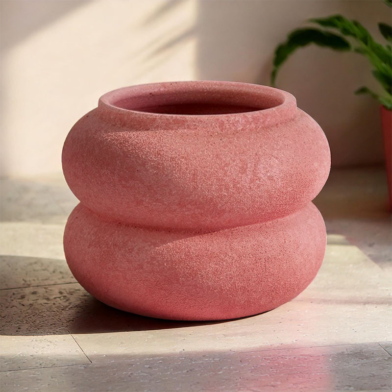 TWILI PLANTER PERLA COLL. TERRACOTTA 17,5cm