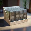 KEYCHAIN WITH NATURAL STONES DISPLAY /24