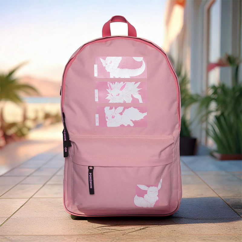 BACKPACK PINK POKEMON EEVEE EVOLUTIONS