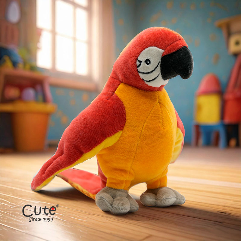 ROOSTER THE RED PARROT 20cm