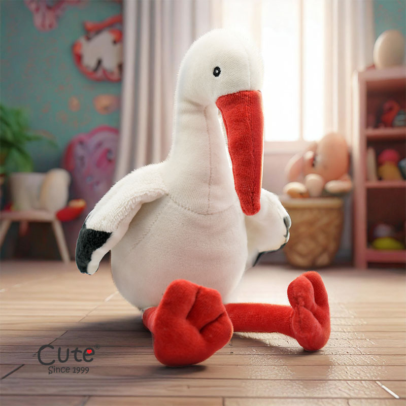 SOPHIE THE WHITE STORK 20cm