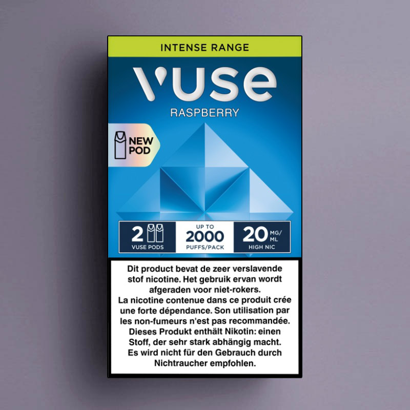 VUSE INTENSE RASPBERRY 2-PODS 20mg /5 &