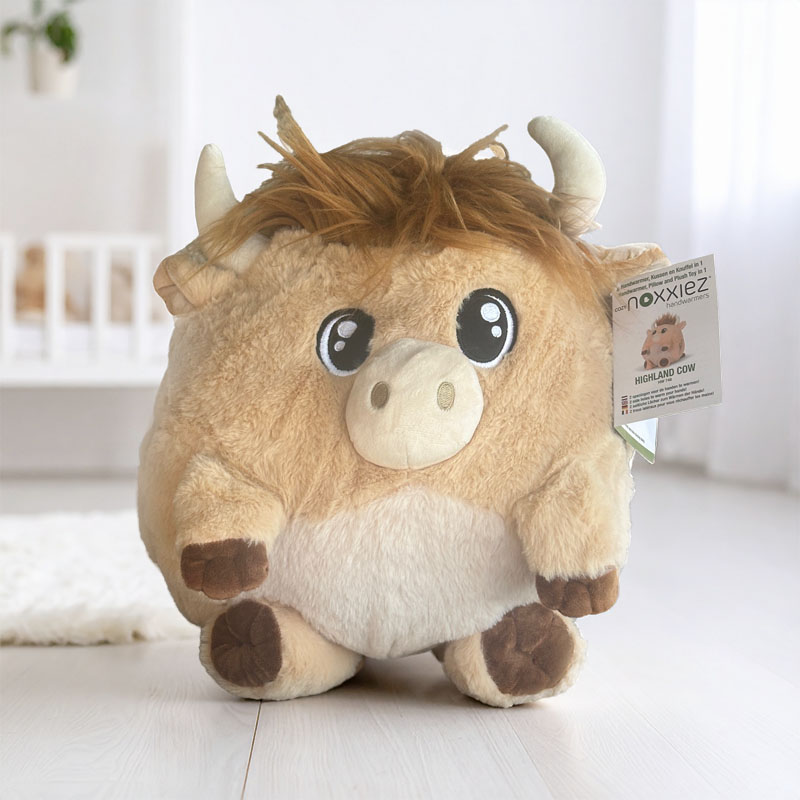 COZY NOXXIEZ HAND WARMER HIGHLAND COW