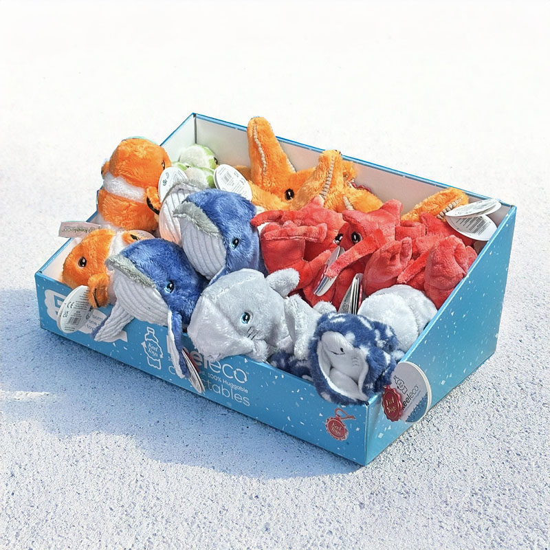 KEELECO SEALIFE 12CM COUNTER DISPLAY 24pcs