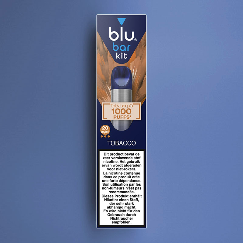 BLU BAR WET KIT TOBACCO 20MG